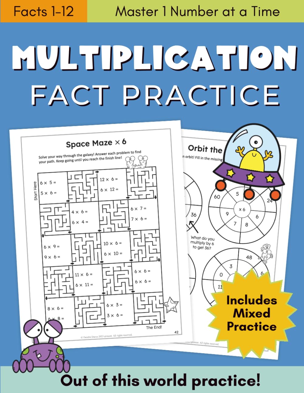 Multiplication Facts Practice Workbook: A Fun Multiplication Workbook with Mazes, Puzzles, and Activities for Facts 1–12 (Math Missions: Fact Fluency Series)