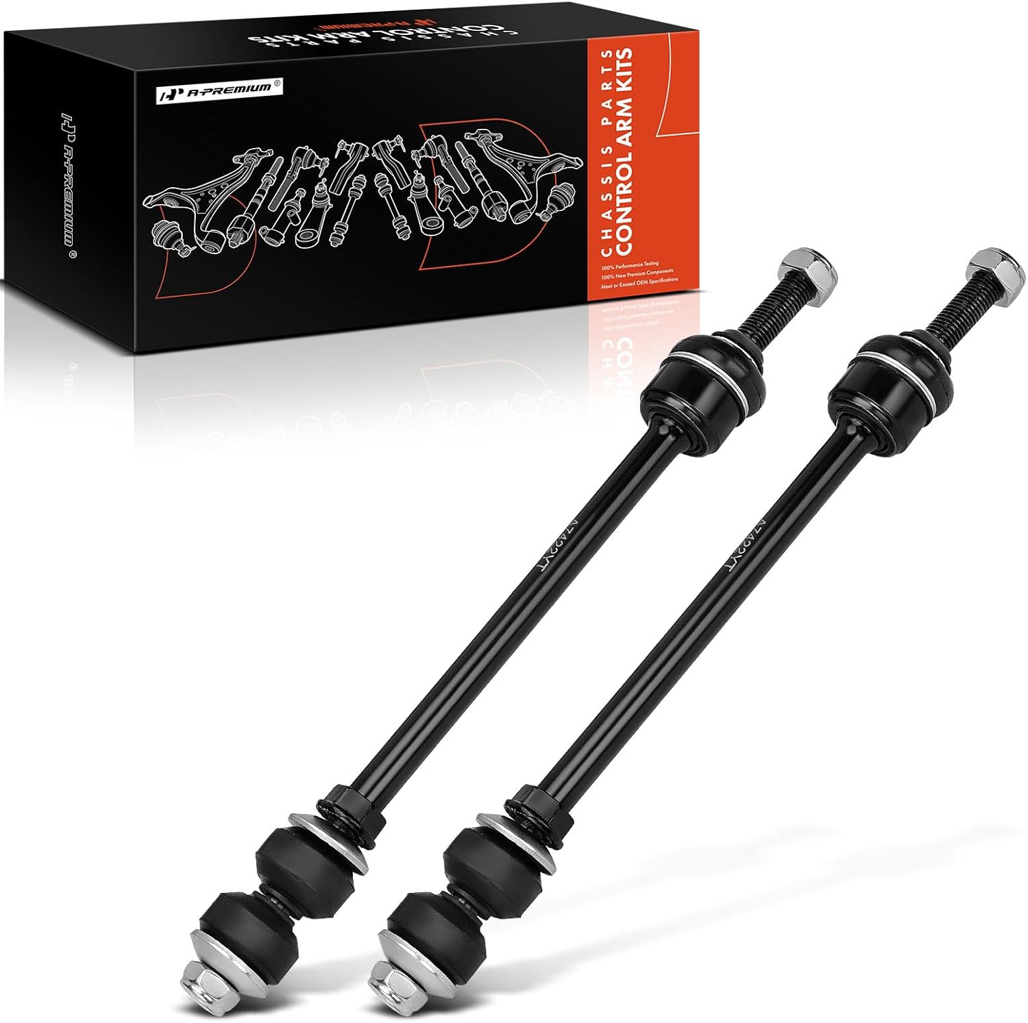 A-Premium 2 x Front Sway Bar Links Stabilizer Bar Links, Compatible with Dodge Ram 1500 2002 2003 2004 2005, 4WD Only
