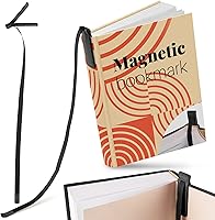 Vista 20 de Superior Essentials Marcapáginas magnético de cuero auténtico, marcapáginas bíblicas de cinta larga para amantes de los libros, amplifica tu amor