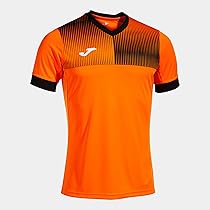 Joma Maglia a Manica Corta Uomo Eco Supernova Arancione Nero