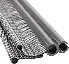 Double Piping Adapter Set with Piping Rail - 3/4 Metre Piping Strip for Caravan, Motorhome, Caravan - Tent Piping Awning 6 mm/4 mm Piping Connection - Piping Tape Robust and Flexible - Grey Plastic