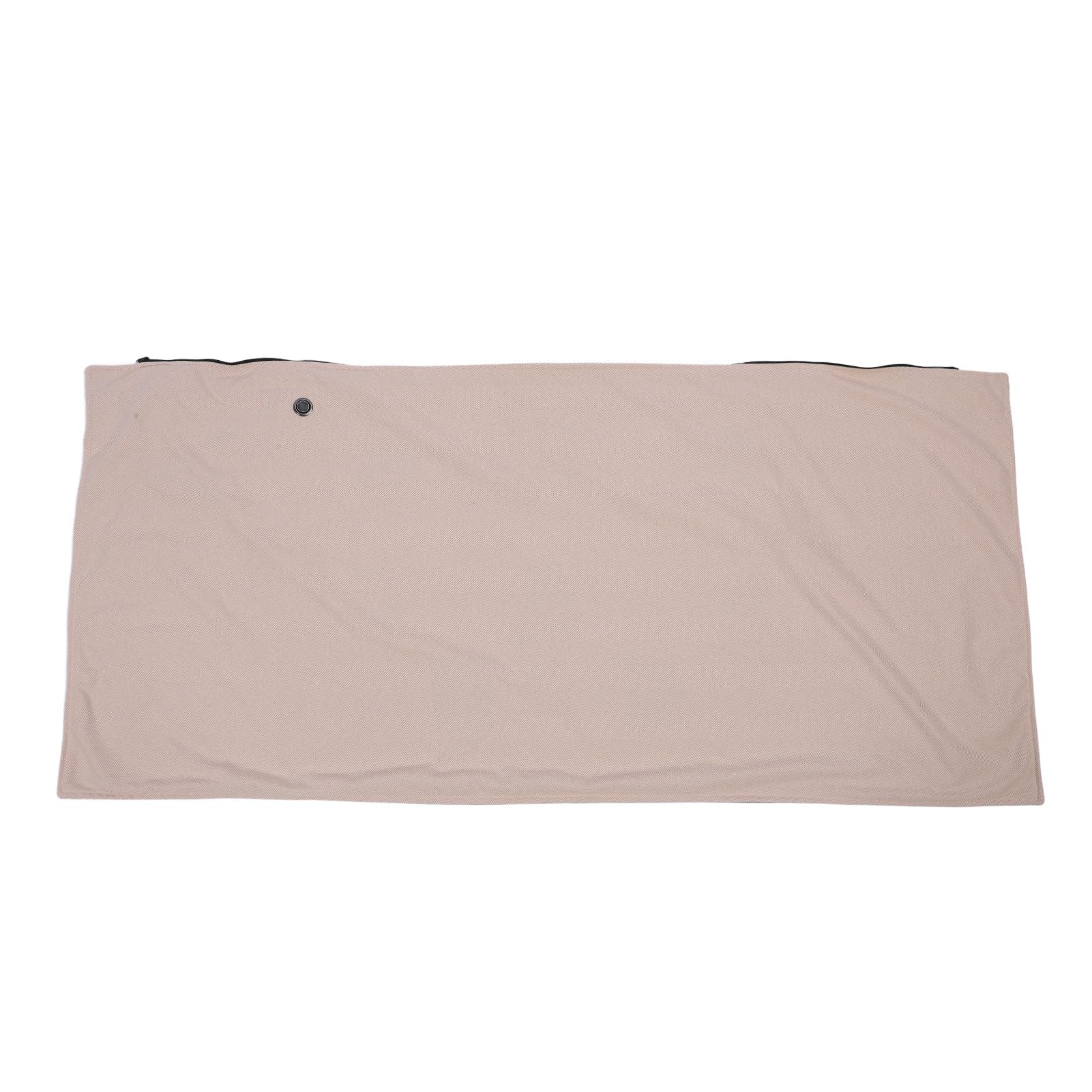 FUZHUI Beige Heated Blanket with Overheating Prevention, Auto Power Off, Fast Heating, Electric Blanket for Body and Legs, Detachable and Washable