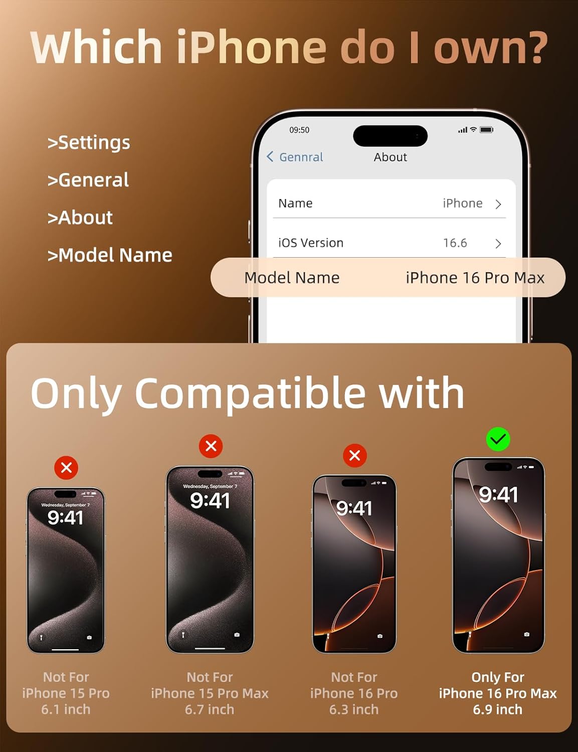 ruwa Privacy Screen Protector for iPhone 16 Pro Max 6.9-inch [2-Pack] Anti-peep Tempered Glass witch Bubble&Dust Free Box, 9H Hardness, Anti-Scratch, Case Friendly, Easy Installation