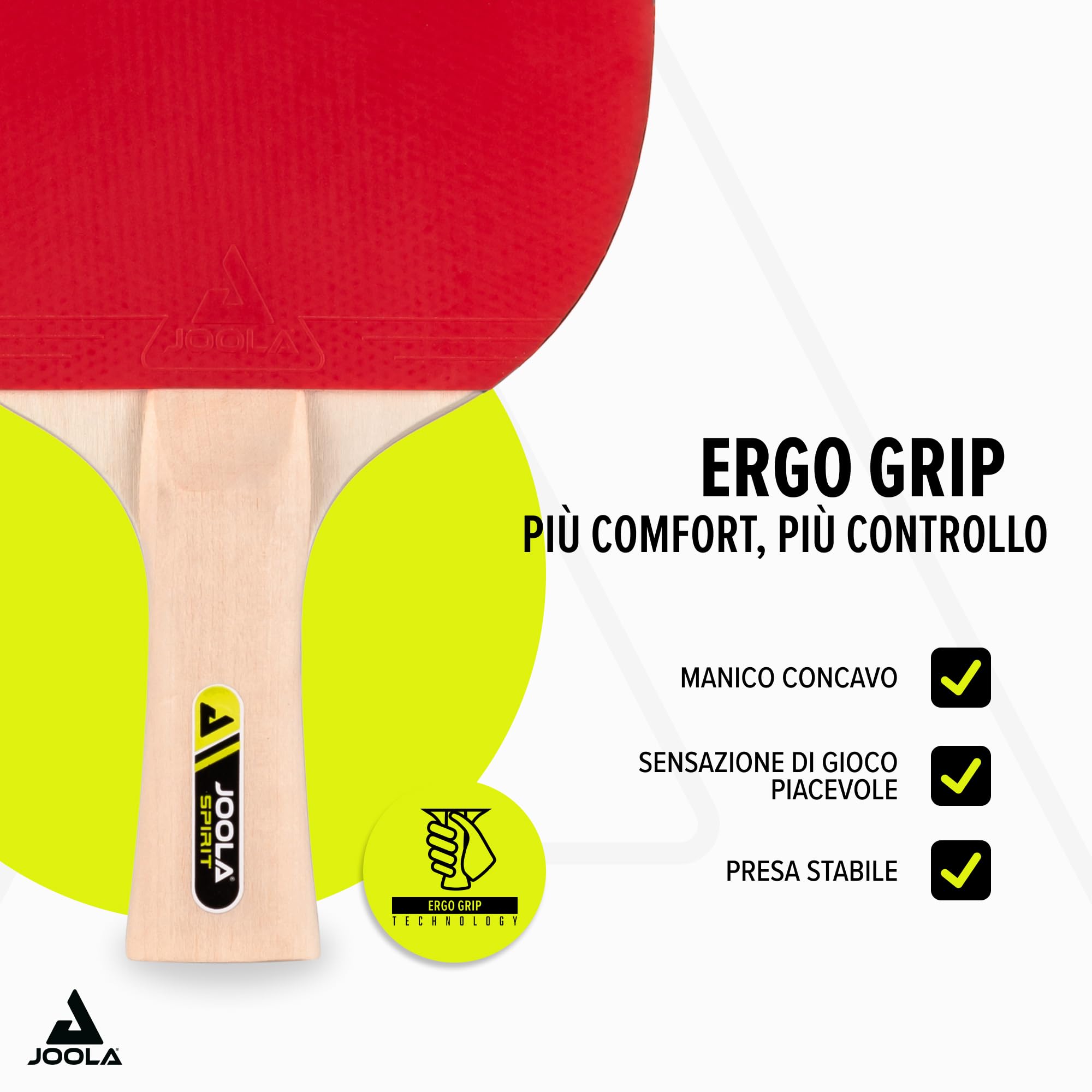 JOOLA Set da Ping Pong Family, Set da Ping Pong con 4 Racchette da Ping Pong, Palline da Ping Pong e Borsa da Trasporto
