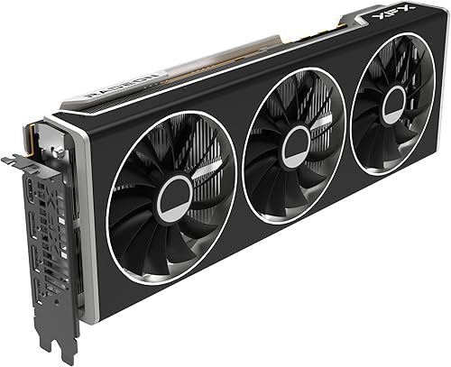 Vista 6 de XFX Speedster MERC310 AMD Radeon RX 7900XTX Tarjeta gráfica para juegos negra con 24 GB GDDR6, AMD RDNA 3 RX-79XMERCB9