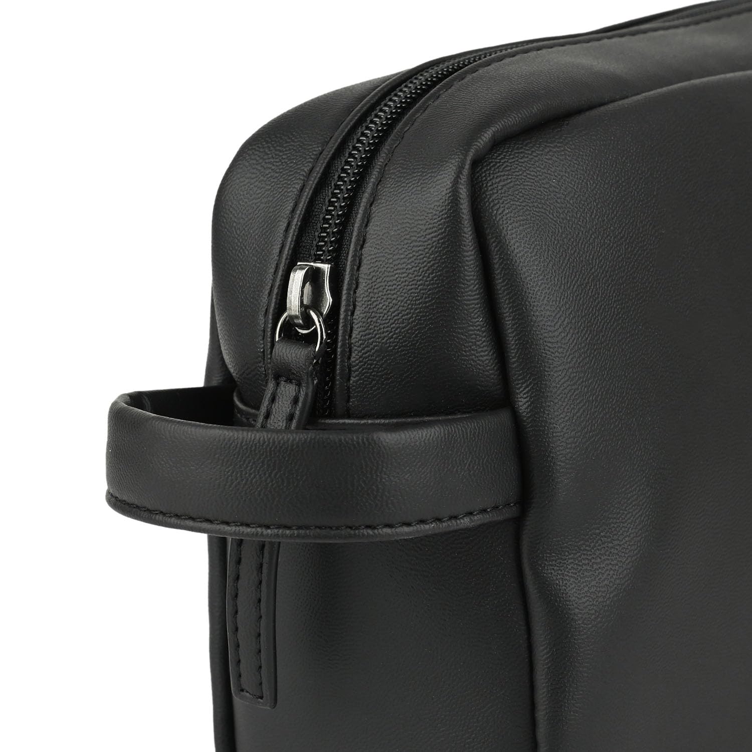 Police Pochette Uomo Donna a Mano in Similpelle, Beauty Case da Viaggio, Trousse Morbida