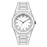 Sketch Watch Fashion Quartz Minimalist Creative Black and White Anime Series Watch