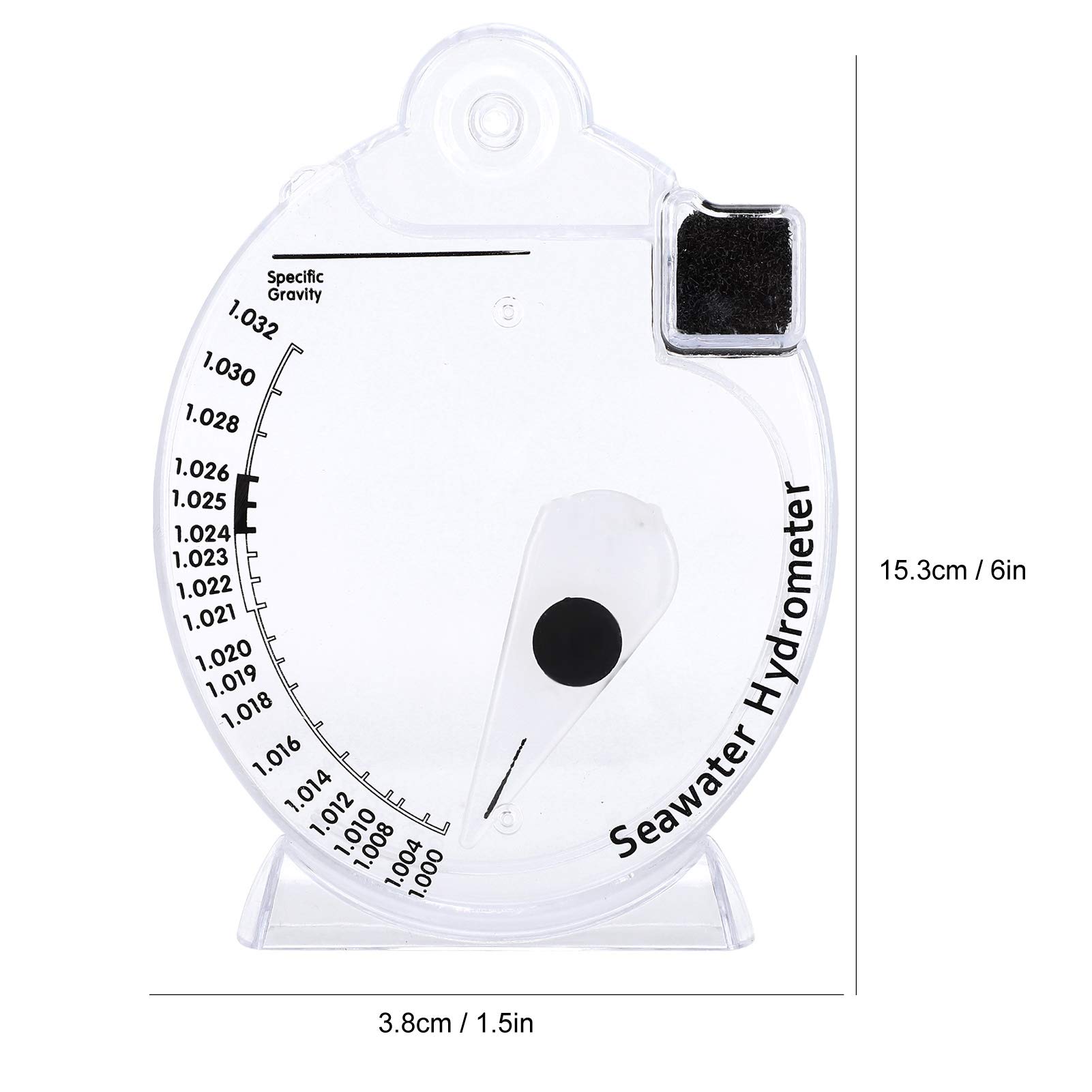 Densimetro Per Acquario Marino - Misuratore Salinità Acqua - Precisione ±0.001 - Foto 3