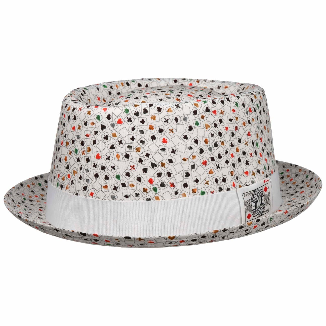 LIERYS Cards Pork Pie Stoffhut Trendiger Look Made in Italy Unisex Frühling Sommer