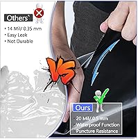 Vista 5 de ToLanbbt Revestimiento de Estanque 13 x 20 Pies Revestimientos de Estanque HDPE, 20 Mil Resistente a UV Revestimiento de Estanque Preformado Fácil