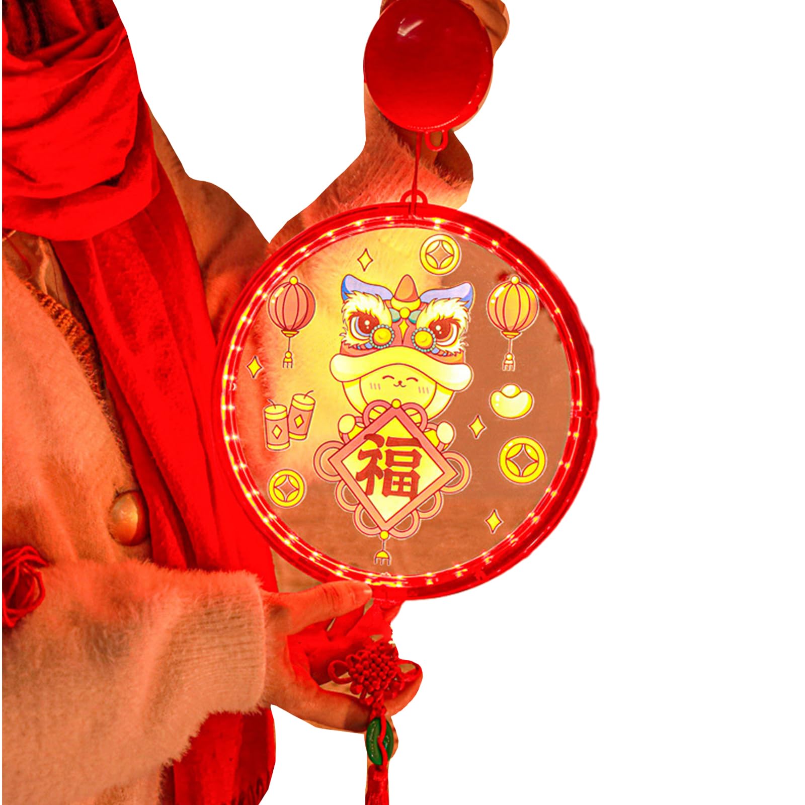 Msioytog C 2024 New Year Decorations Led Fu Hinese Knot Tassels Hanging Pendant For Window Door Hinese Spring Festival Ornament Hanging Pendant Lights For Kitchen