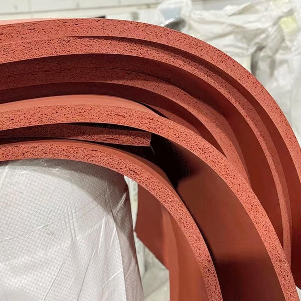 Tira de Sellado de Espuma de Silicona, Almohadilla de Silicona para Máquina Laminadora Súper Suave Almohadillas Resistentes a Altas Temperaturas para Tableros de Espuma de Esponja/500Mm*500M