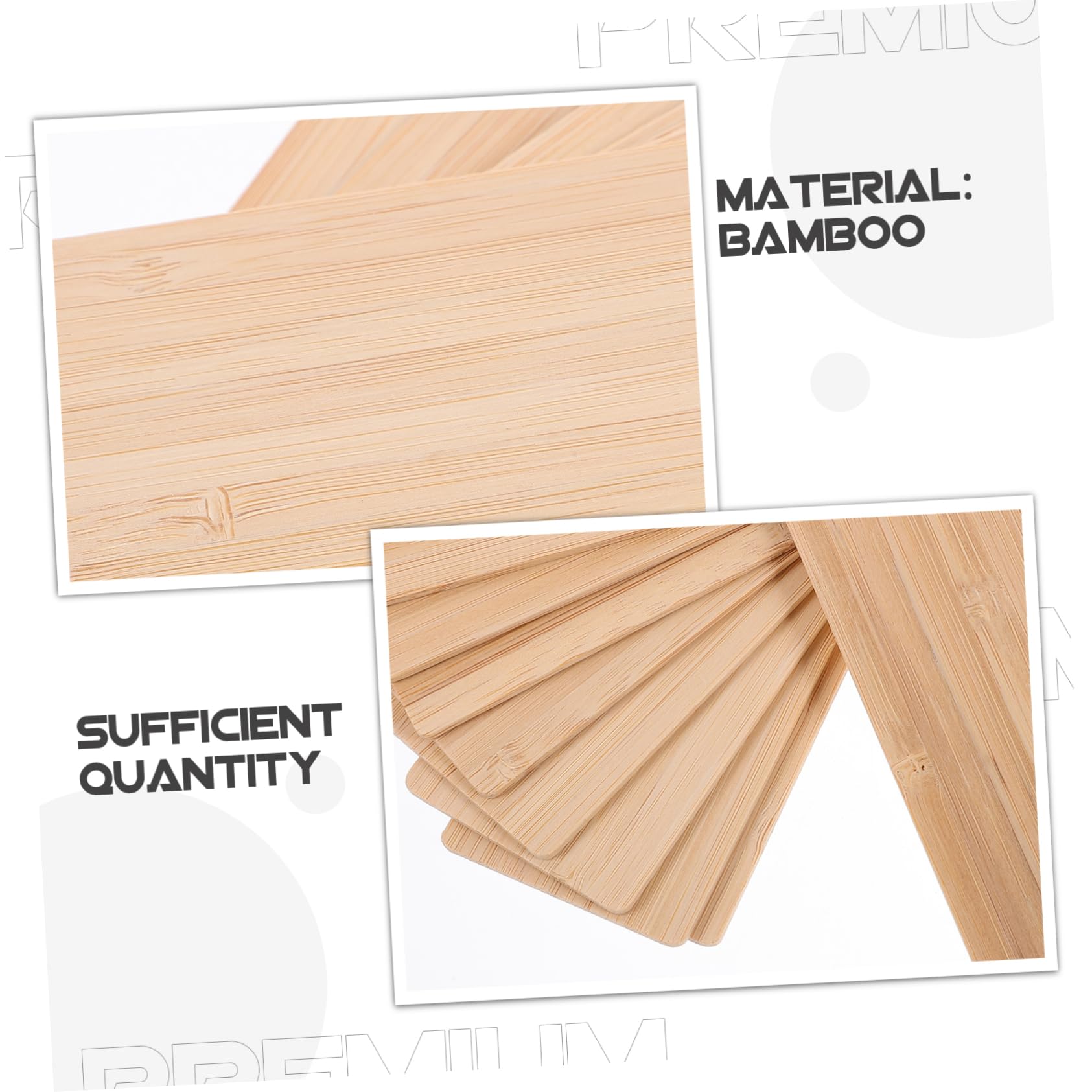 jojofuny 5 Set Segnalibri Rectangolari Per Decorazioni Artigianali Superficie Liscia Per Personalizzare Dimensioni Per Scuole E Progetti Te 10 Pezzi * 5