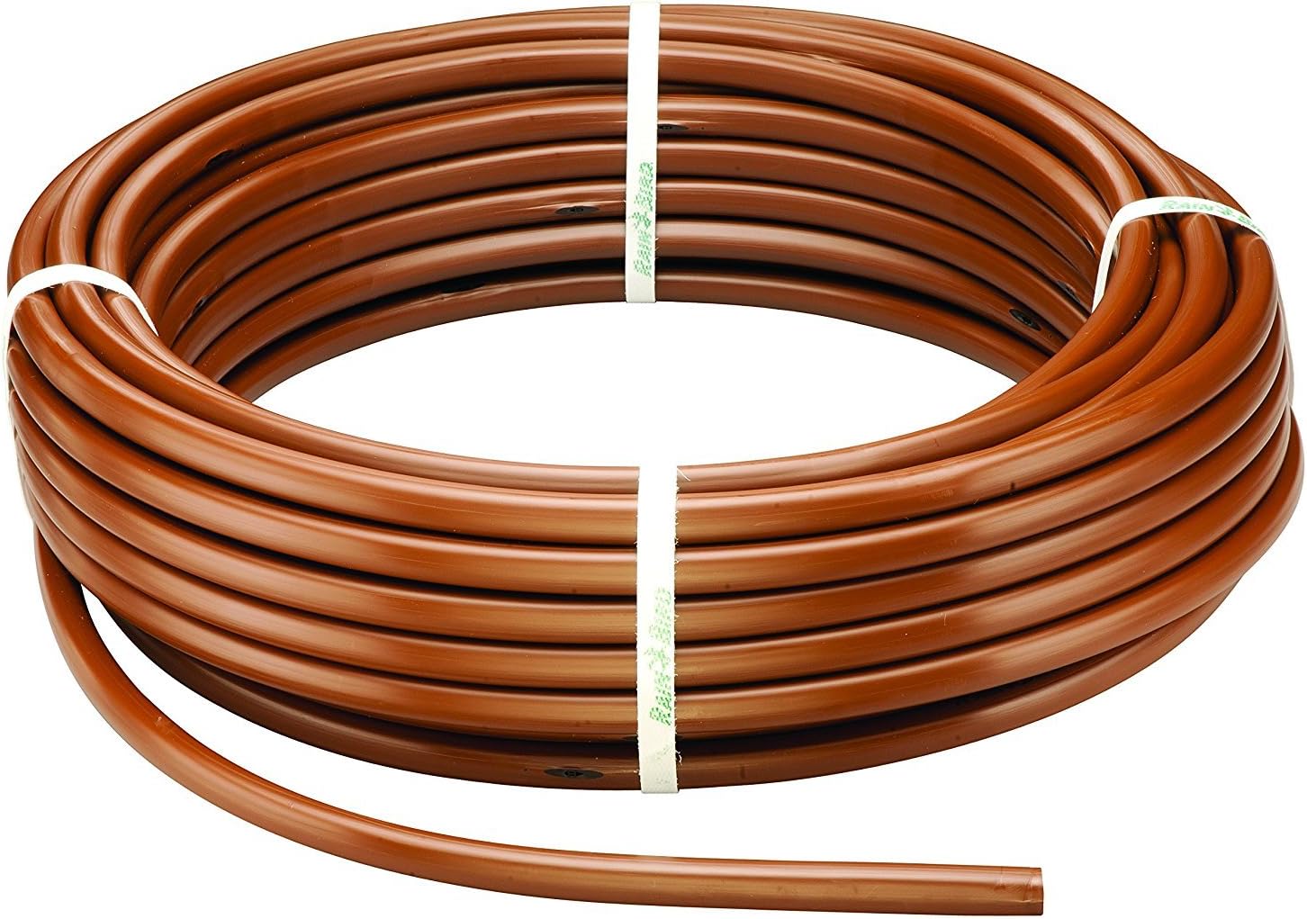 Rain Bird ET63-100S Drip Irrigation Pressure Compensating 1/2" (.700" OD) Emitter Tubing, 18" Emitter Spacing, 100' Roll, Brown (Pack of 2) : Patio, Lawn & Garden