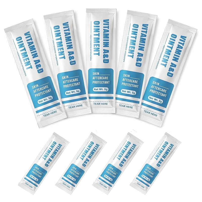 Creme para cuidados pós-tatuagem combofix com vitaminas A e D, 50 sachês de 5 g