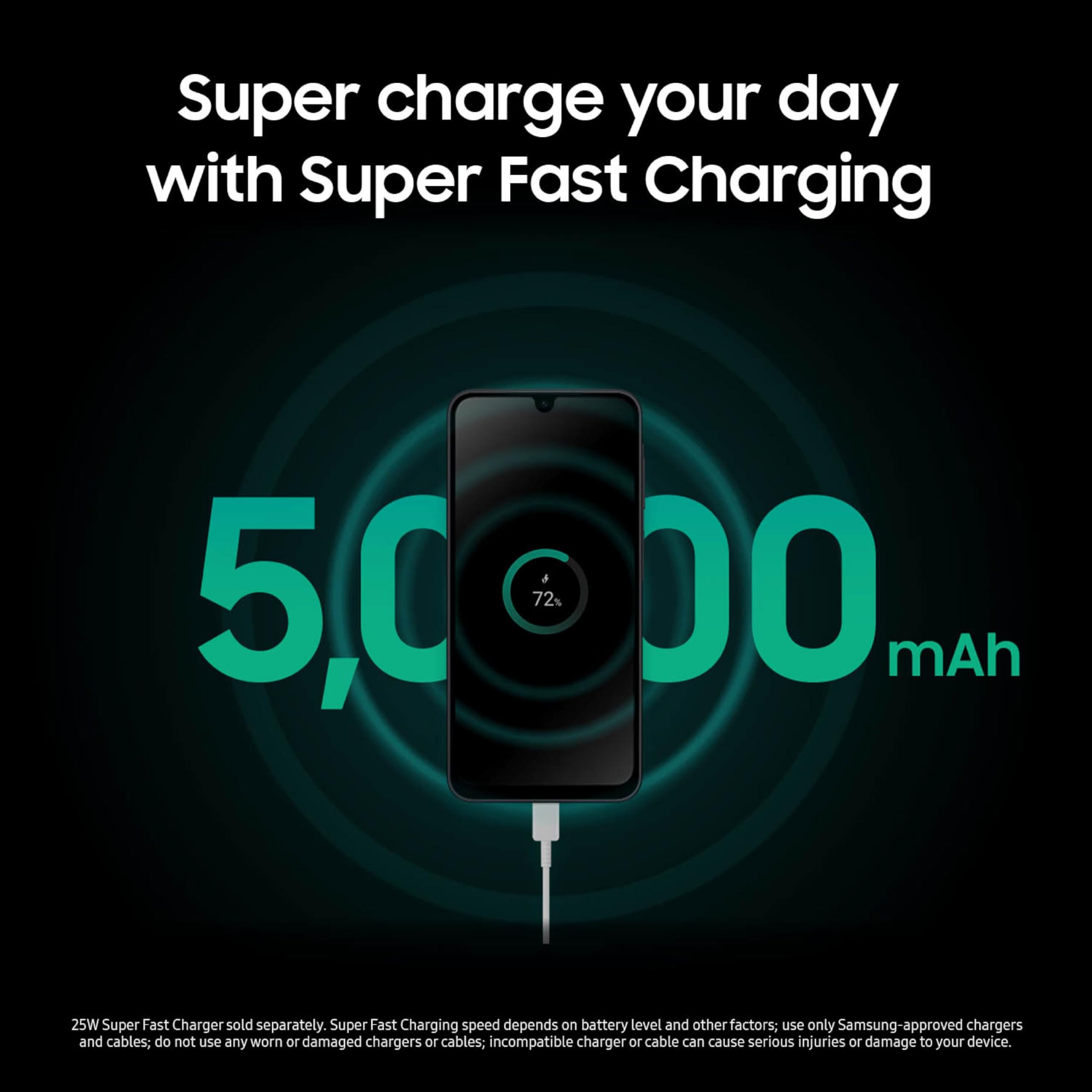 Samsung Galaxy A17 5G Smart Phone, 128GB, Large AMOLED, High-Res Camera, Durable Design, Super Fast Charging, Expandable Storage, Circle to Search, 2025, US 1 Yr Manufacturer Warranty, Black