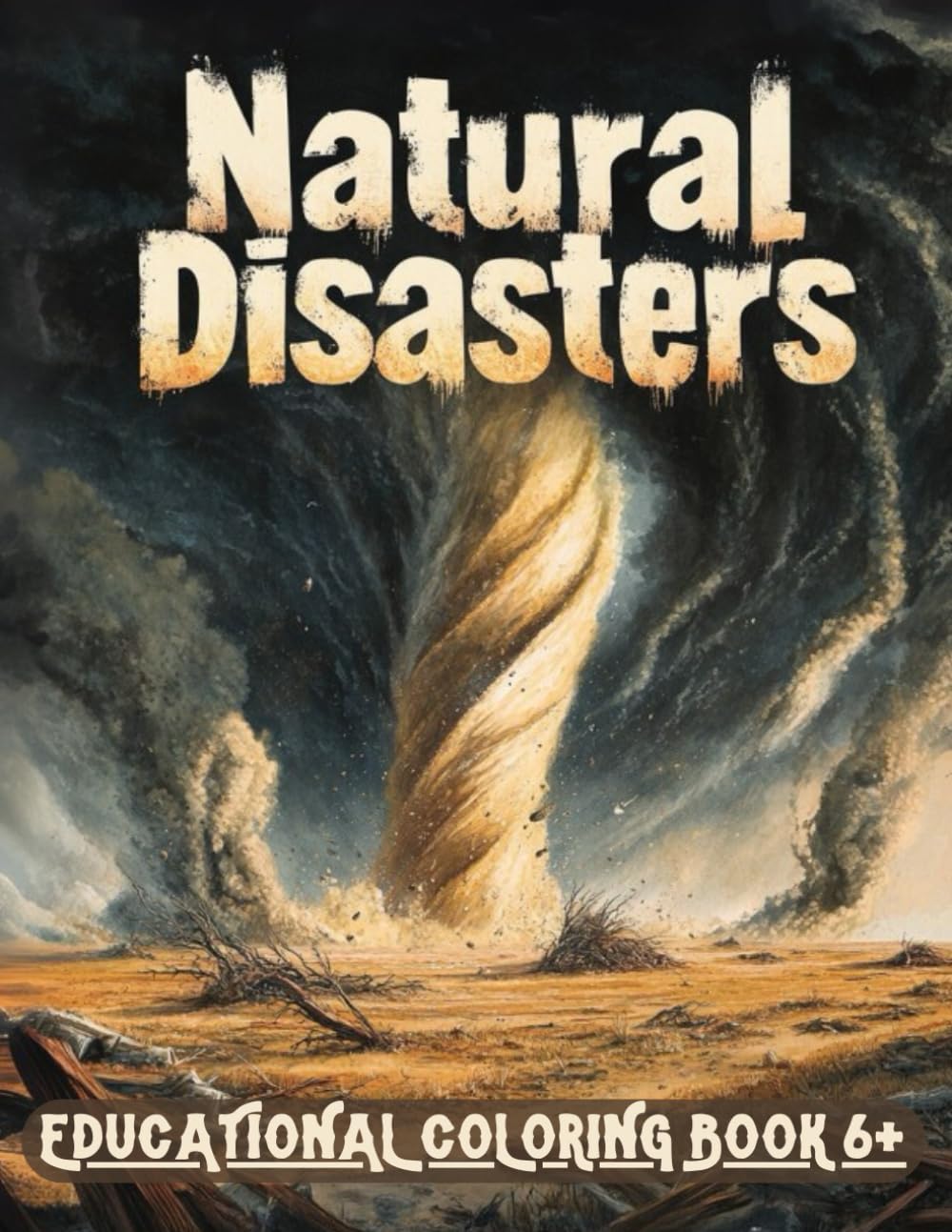 Natural Disasters Educational Coloring Book for Kids Ages 6+: Facts, did you know About Tornadoes, Extreme Weather, Earthquakes, Wildfires, and More!: ... to Natural Disasters for Kids Fun Facts