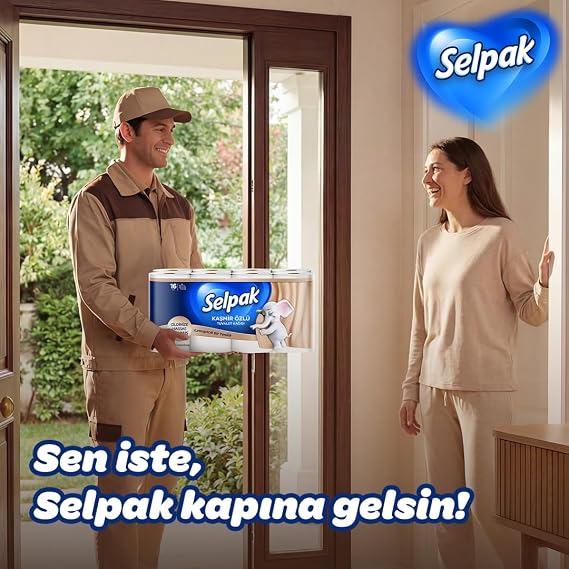 Selpak Kaşmir Katkılı Tuvalet Kağıdı 16'lı