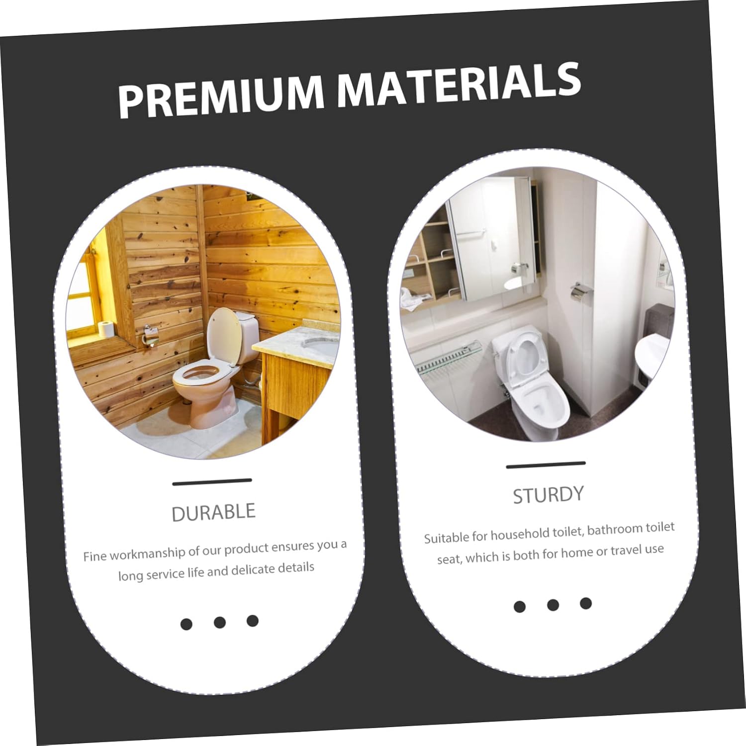 Shower Mat Non Slip Bath Mat Toilet Lid Cover Plush Washable Eco-Friendly Home Accessory Kit
