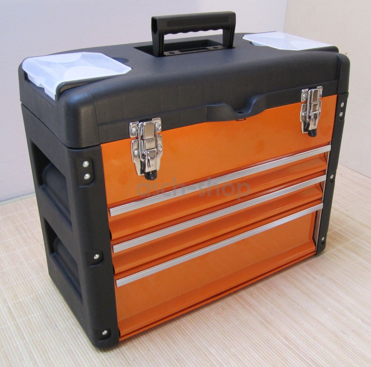 Boîte à outils METAL serie 3061 avec fonctions multiple d'AS-S, Farbe:Orange-3L