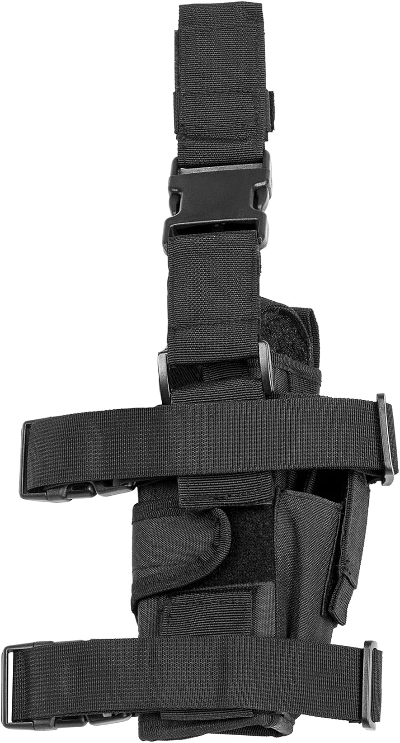 WOLF TACTICAL Drop Leg Holster for 9mm Thigh Holster for Men Leg Holster for Pistols Drop Holster Leg Strap Airsoft Holster