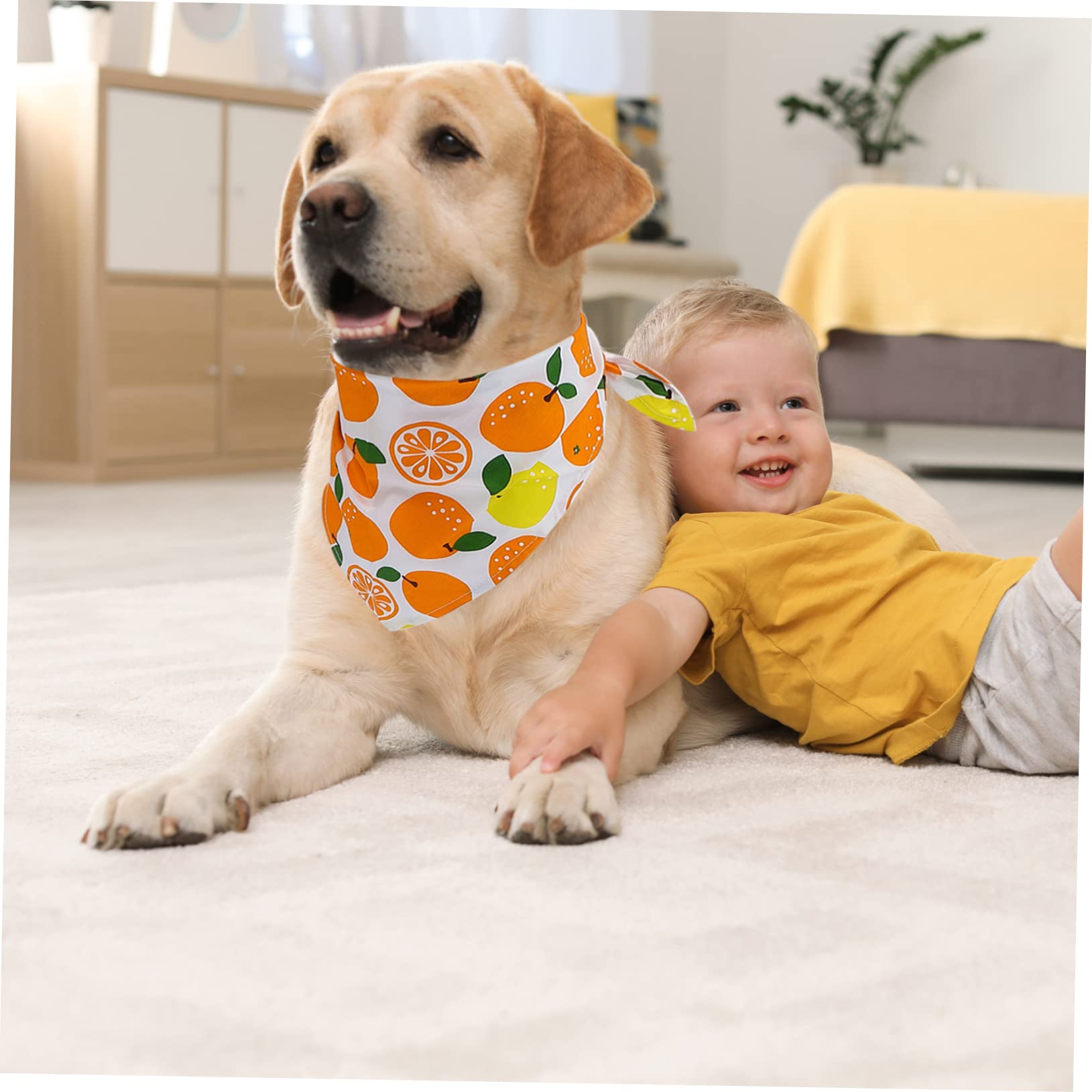 Supvox 15stücke Baumwoll-hundebandanas Mit Fruchtigem Muster Verstellbare Hundehalstücher Für Mittelgroße Hunde Und Katzen Accessoire Für Partys Und Aktivitäten Im Freien