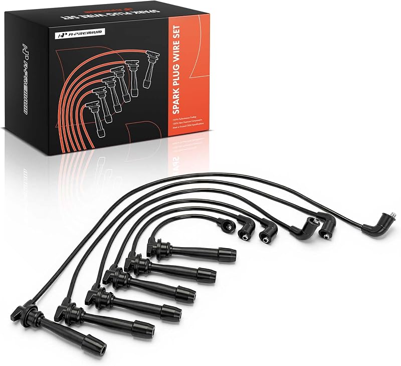Jogo de cabos de vela A-Premium 7 mm para Kia Sportage e Hyundai Tucson V6 2.7L – 6 unidades