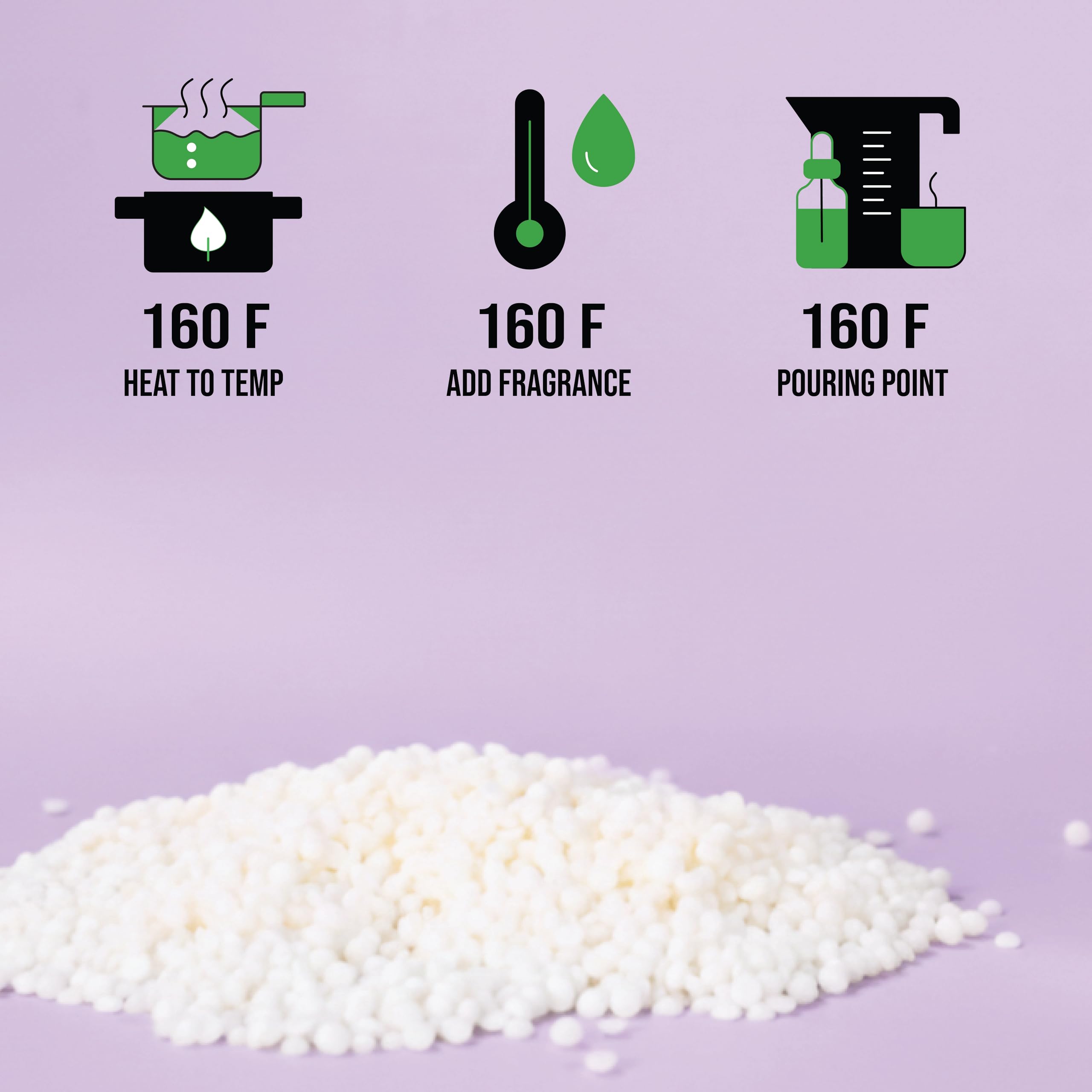 American Soy Organics - Freedom So - Cuentas de Cera para derretir - Cuentas de Cera de Soja para microondas - Suministros de fabricación de Soja de Primera Calidad (Bolsa de 5 Libras)
