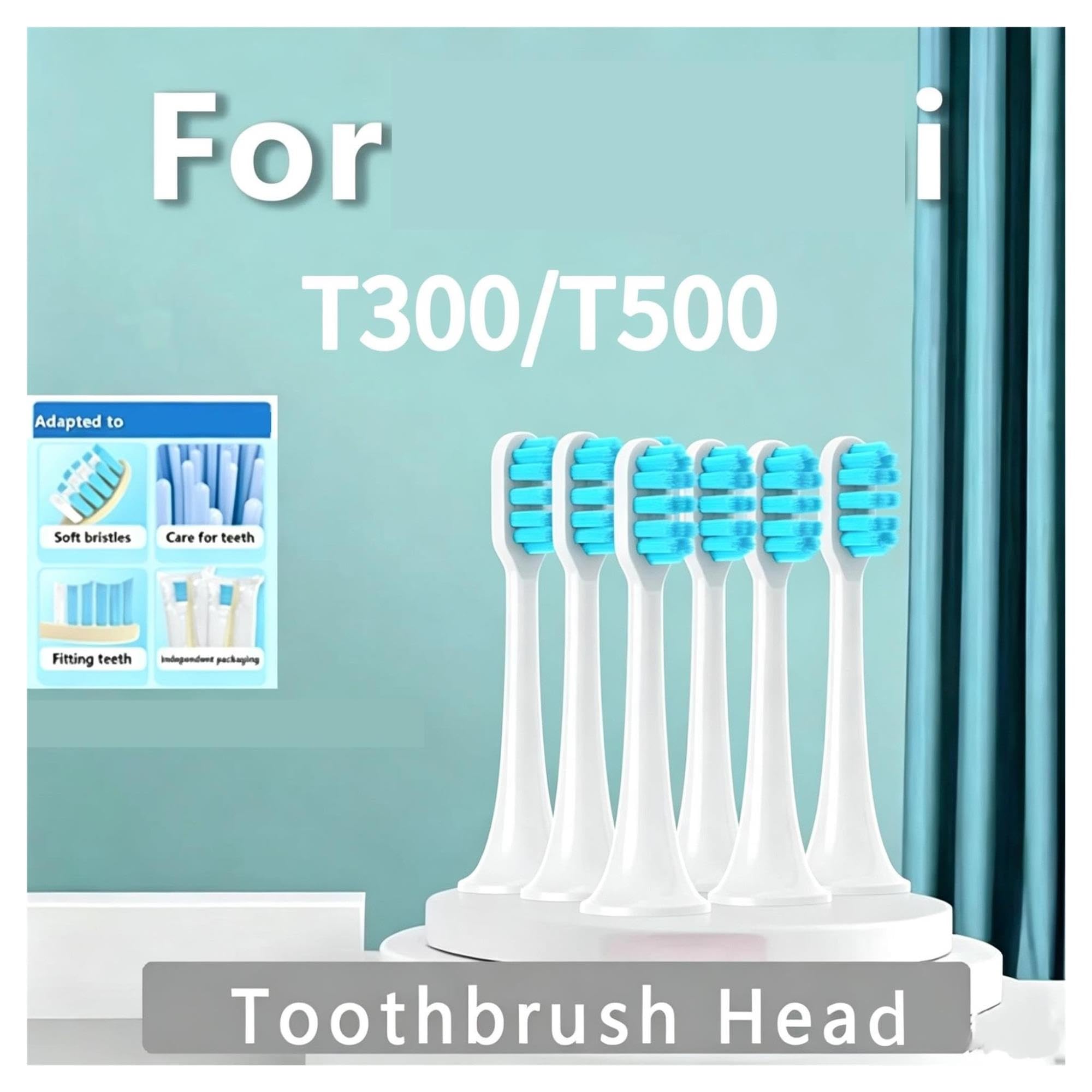Testine For Spazzolino, Compatibili Con T500C, T700, T300