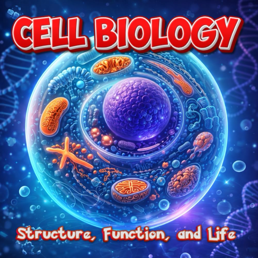 Cell Biology: Structure, Function, and Life: A Visual Guide to Cells, Organelles, Genetics, and Cellular Processes with Memory Maps, Clear Diagrams, and Knowledge Tests