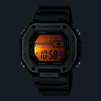 Casio MWD-110H-1AVDF Kol Saati, Gri-Siyah, Standart