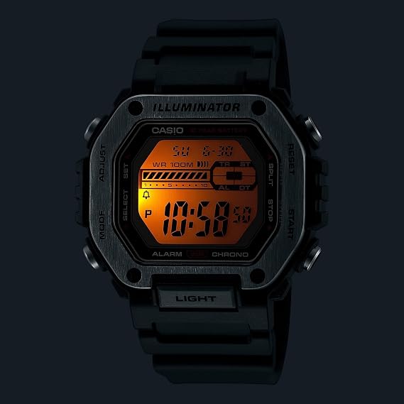 Casio MWD-110H-1AVDF Kol Saati, Gri-Siyah, Standart