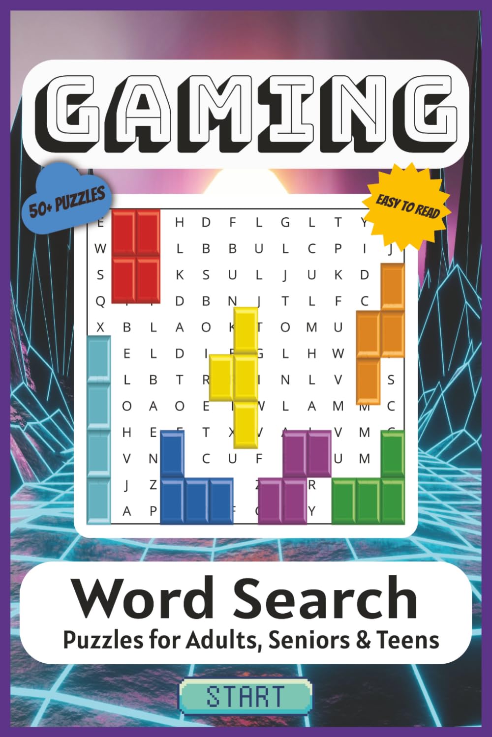 Gaming Word Search Puzzle Book: Word Searches with Easy to Read Print about Gaming, Video Games, Retro and More | 6x9 inches, 110 pages | 50+ Puzzles ... (Quizz Chrizz Hobby Word Search Collection)