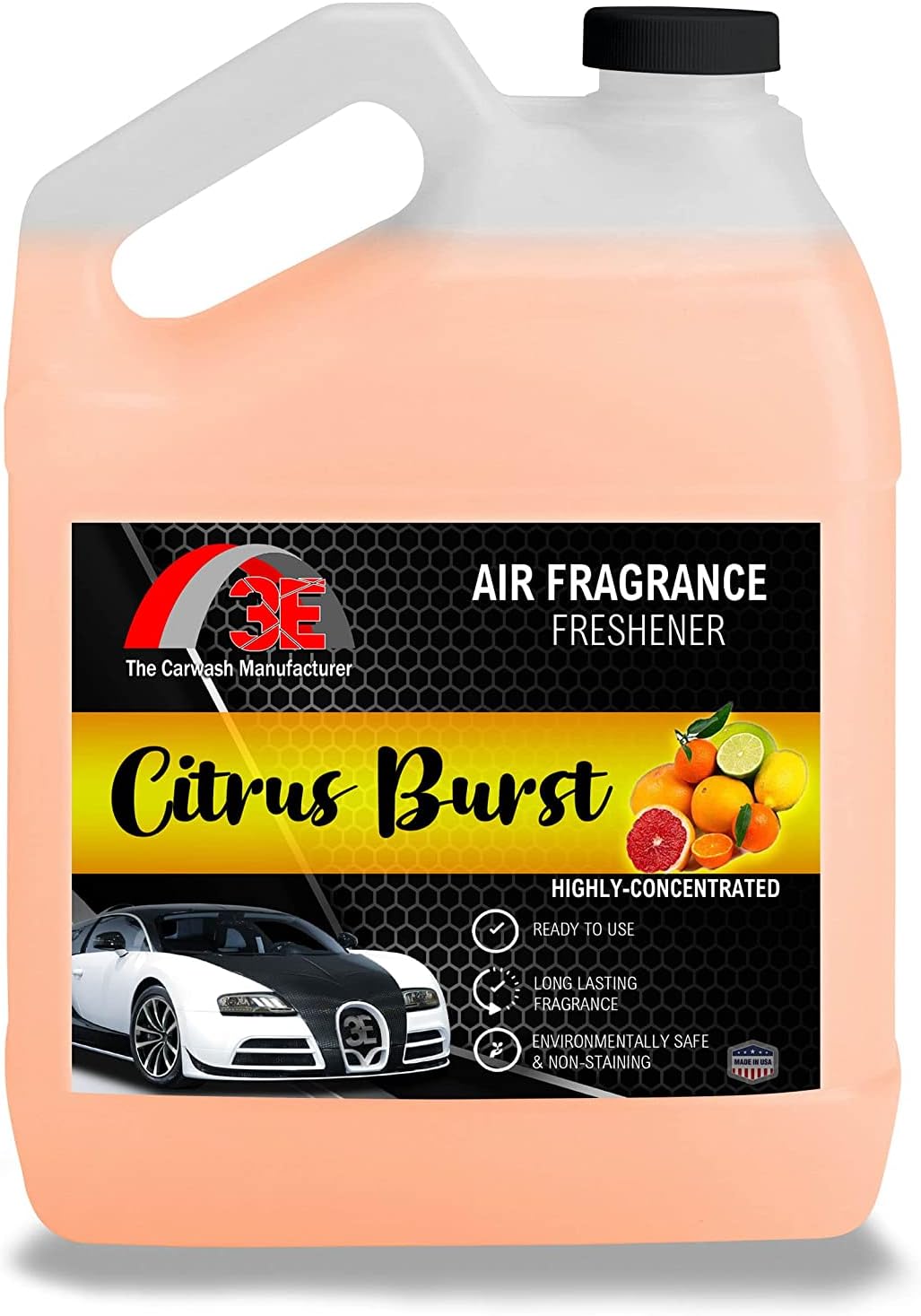 Air Freshener Citrus Burst and Odor Eliminator Premium Smell Fragrance Premium Smell, and Odor Eliminator One Gallon (128 oz)