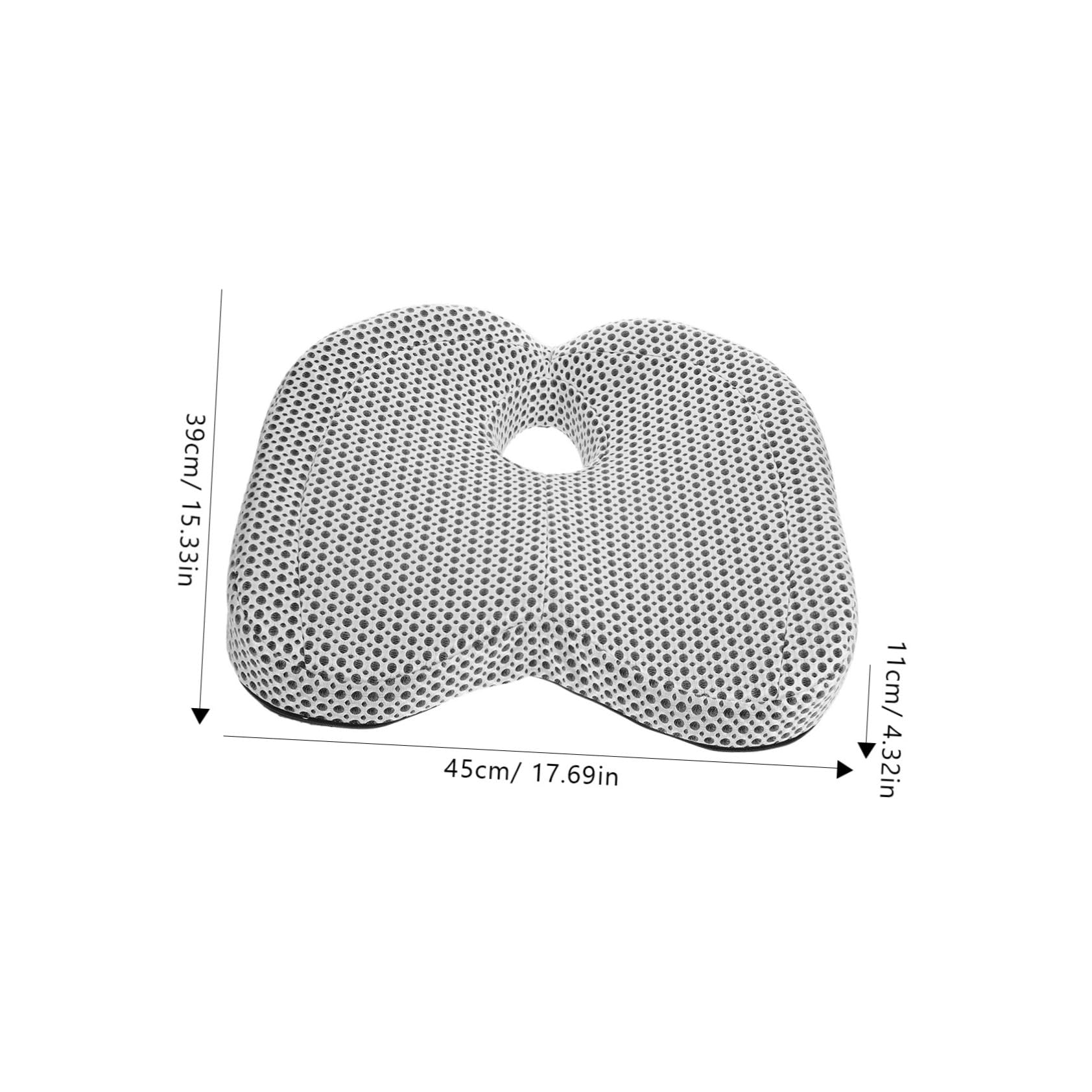PRETYZOOM Coussin Coton Forme à Siège Mémoire pour Mousse en Respirant Confort Amélioré Chaise et Siège de Voiture Bureau et Maison