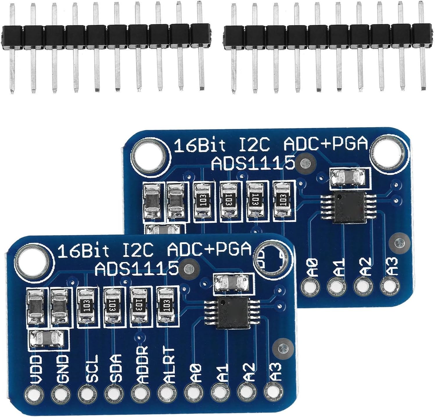 Jectse ADC Development Board High 16 Bit ADC Module for Micro Controller, Programmable Gain Amplifier for Engineers and Hobbyists