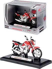 1/18 MOTO HONDA CG TITAN 160 2016 VERMELHA