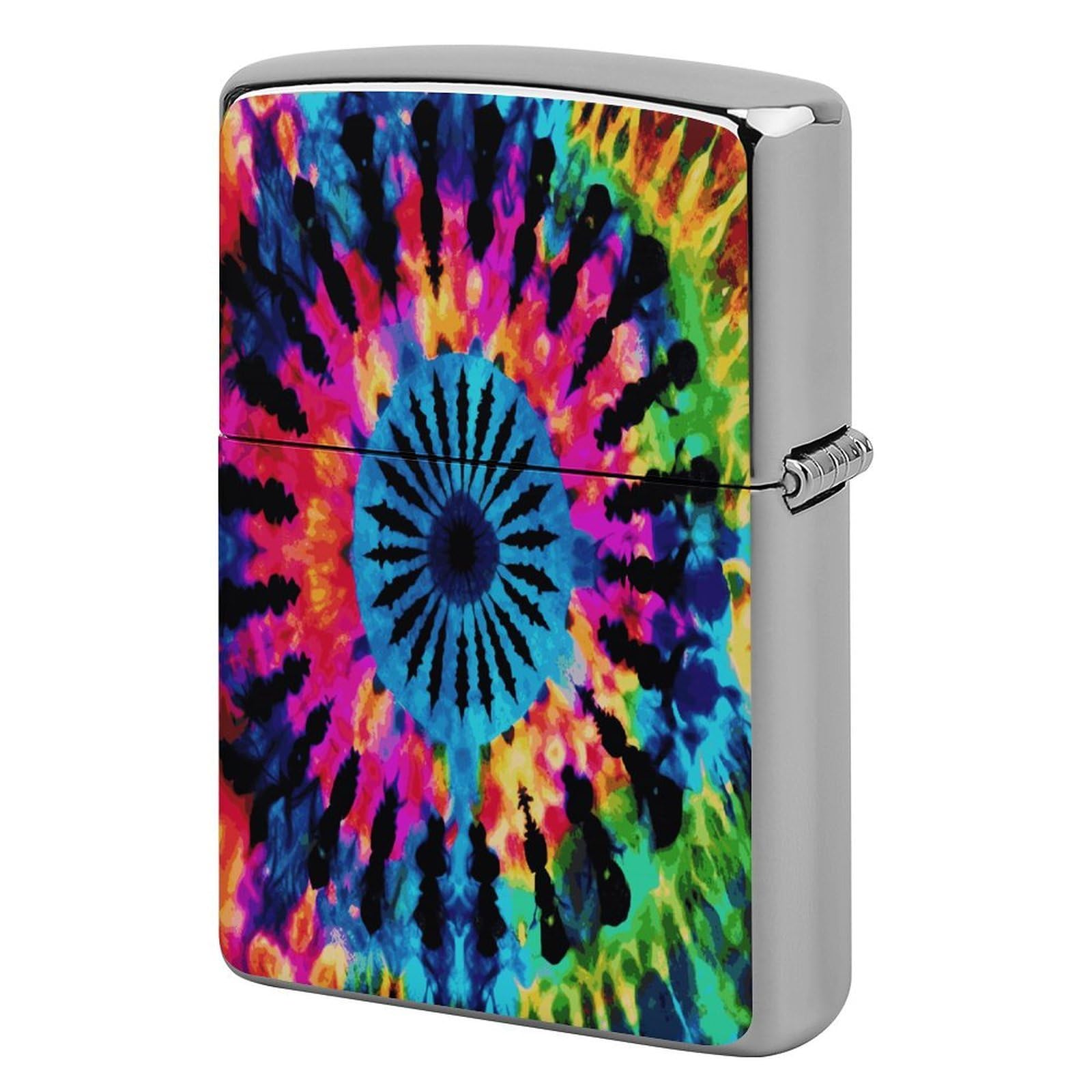 Fodpand Style Exotic Tribe Tie Dye Metal Lighter Case Cover Lighter Sleeve