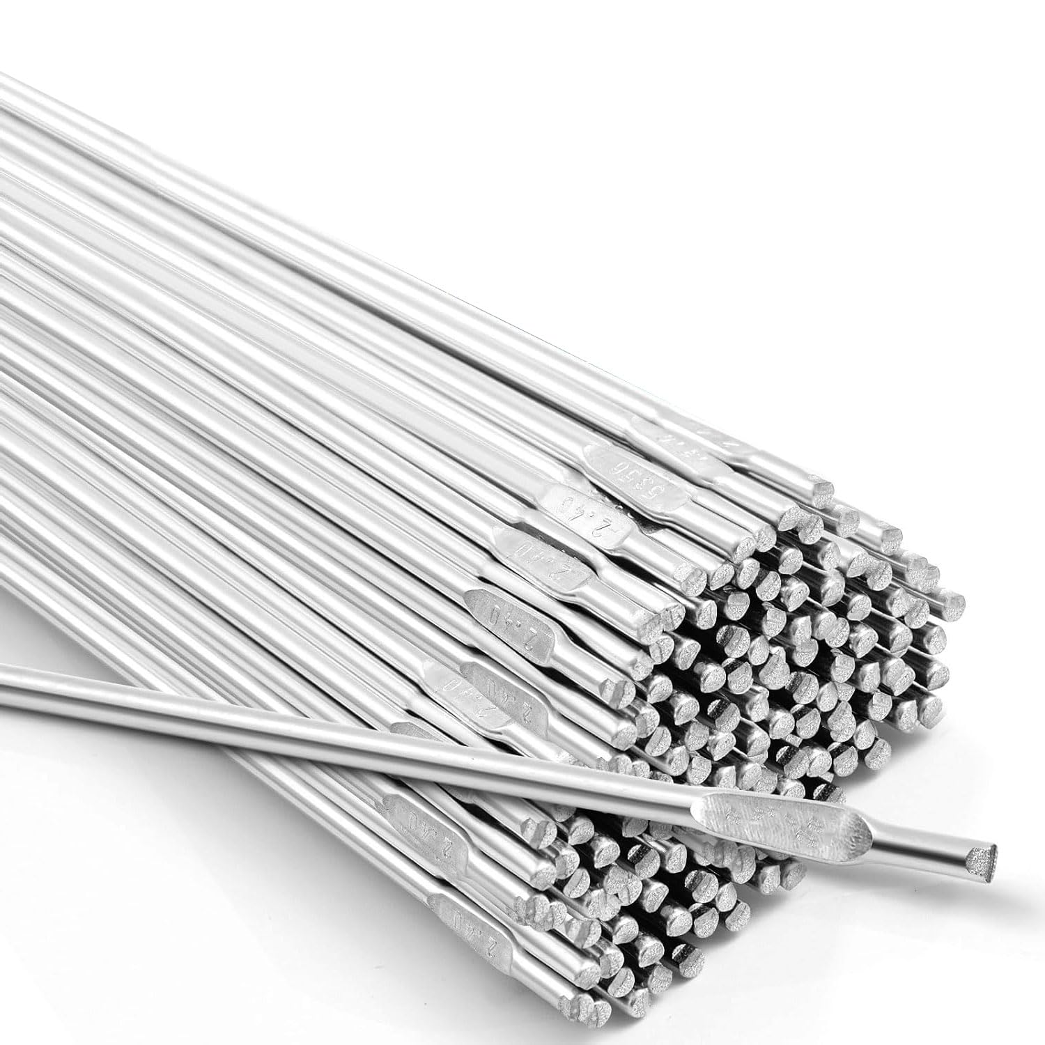 Varilla de Soldadura Aluminio ER1070 1m TIG MIG Alambre de Aporte para Aluminio Puro Aplicaciones Eléctricas y Térmicas Argón,1.6mm