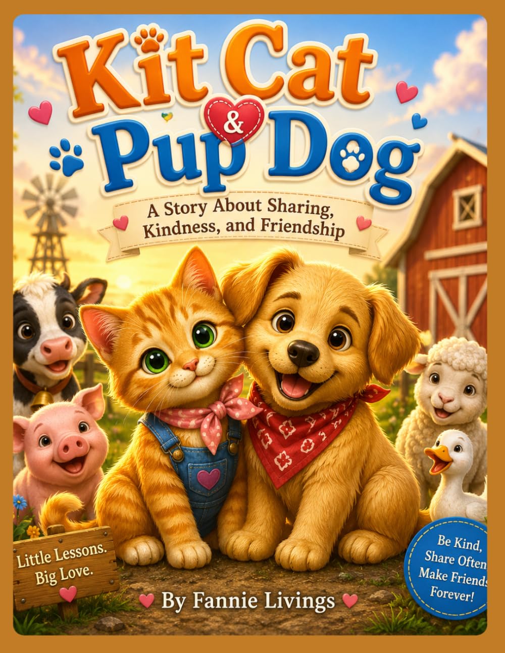 Kit Cat & Pup Dog: A Story About Sharing, Kindness, and Friendship (Kit Cat & Pup Dog Adventures)