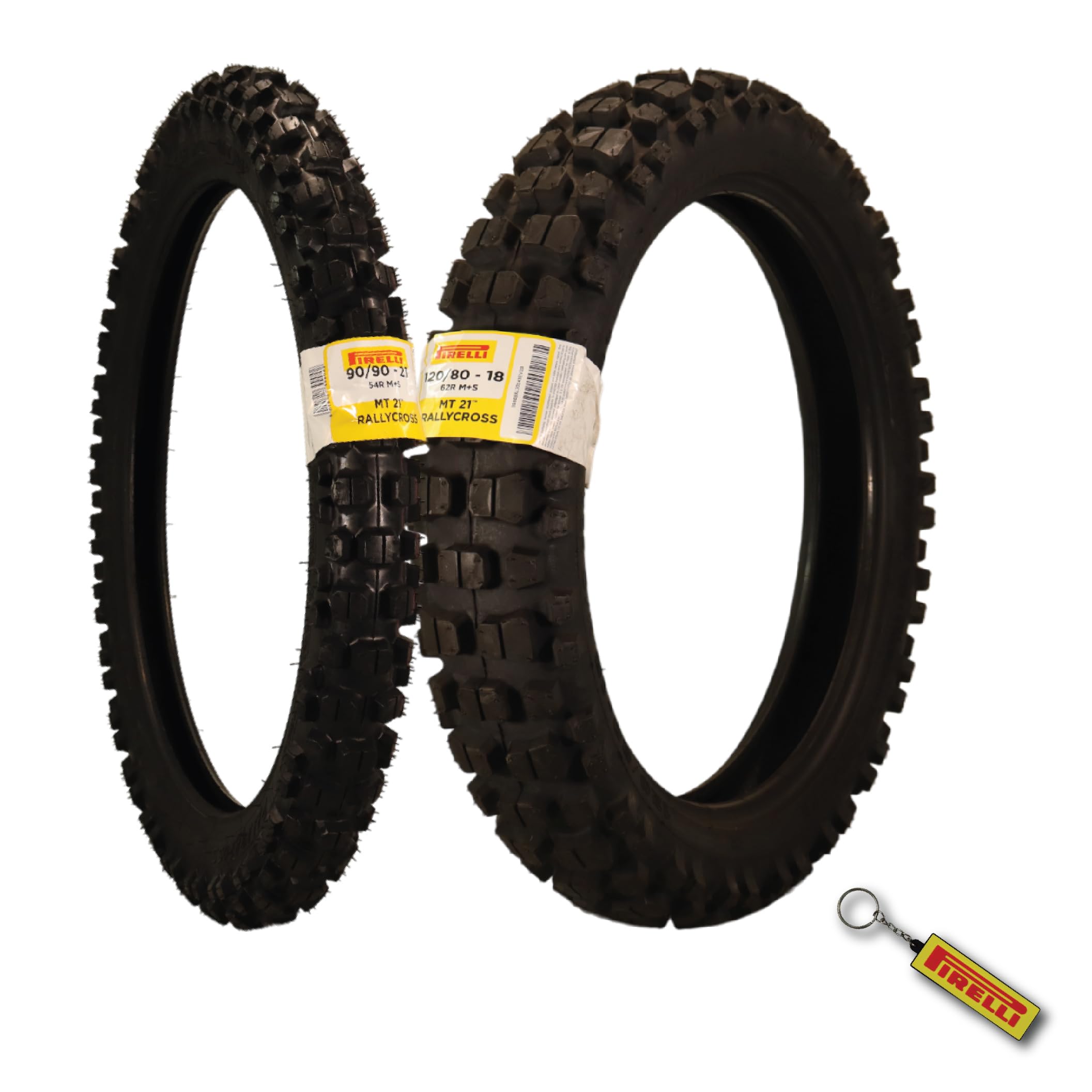 Amazon.com: Pirelli MT 21 Rallycross 90/90-21 Front & 120/80-18