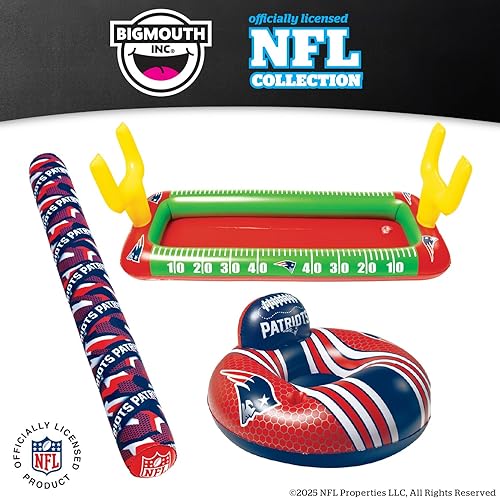 Miniatura 6 de BigMouth 18 Inflatable Pool Football Officially Licensed NFL Fan Gear Merchandise Beach Ball Games for Adults and Teens