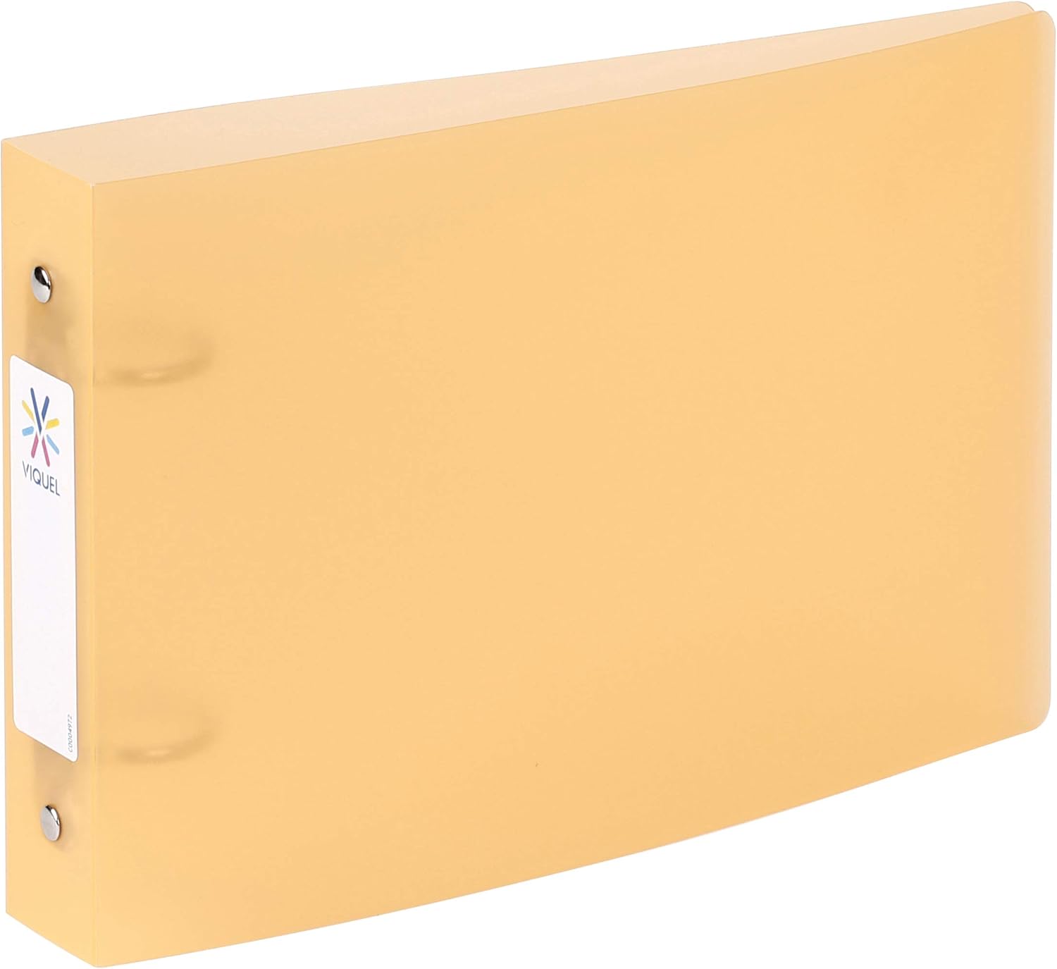 Viquel - Bristol Index Folder with Identification Labels - 2 Rings - A5 Size (25x16.5cm) - Orange