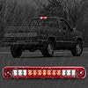 High Mount 3rd Stop Light Compatible with 1988-1999 Chevy/GMC C/K-Series GMT400 Third Center Cargo Reverse Rear LED Brake Light Bar Taillight (Red)