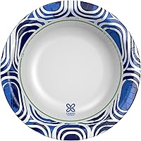 Vista 2 de Dixie Ultra, Cuencos de papel grandes, 20 onzas, 25 unidades (paquete de 6), aptos para microondas, compostables, cuencos desechables, ideales