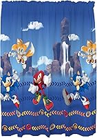 Vista 6 de Sonic The Hedgehog Paneles de Cortinas de Ventana para Habitación de Niños Juego de Cortinas, 82 x 63 Pulgadas, Producto Oficial de Sega por Franco