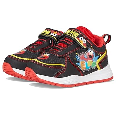 Josmo Elmo Sneaker (Toddler/Little Kid) Boys Shoes Black