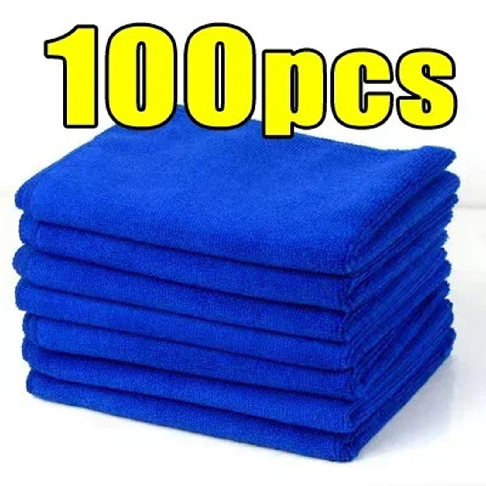 100Pcs Mikrofaser Handtücher Auto Waschen Trocknen Tuch Handtuch Haushalt Reinigungstücher Auto Detailing Poliertuch