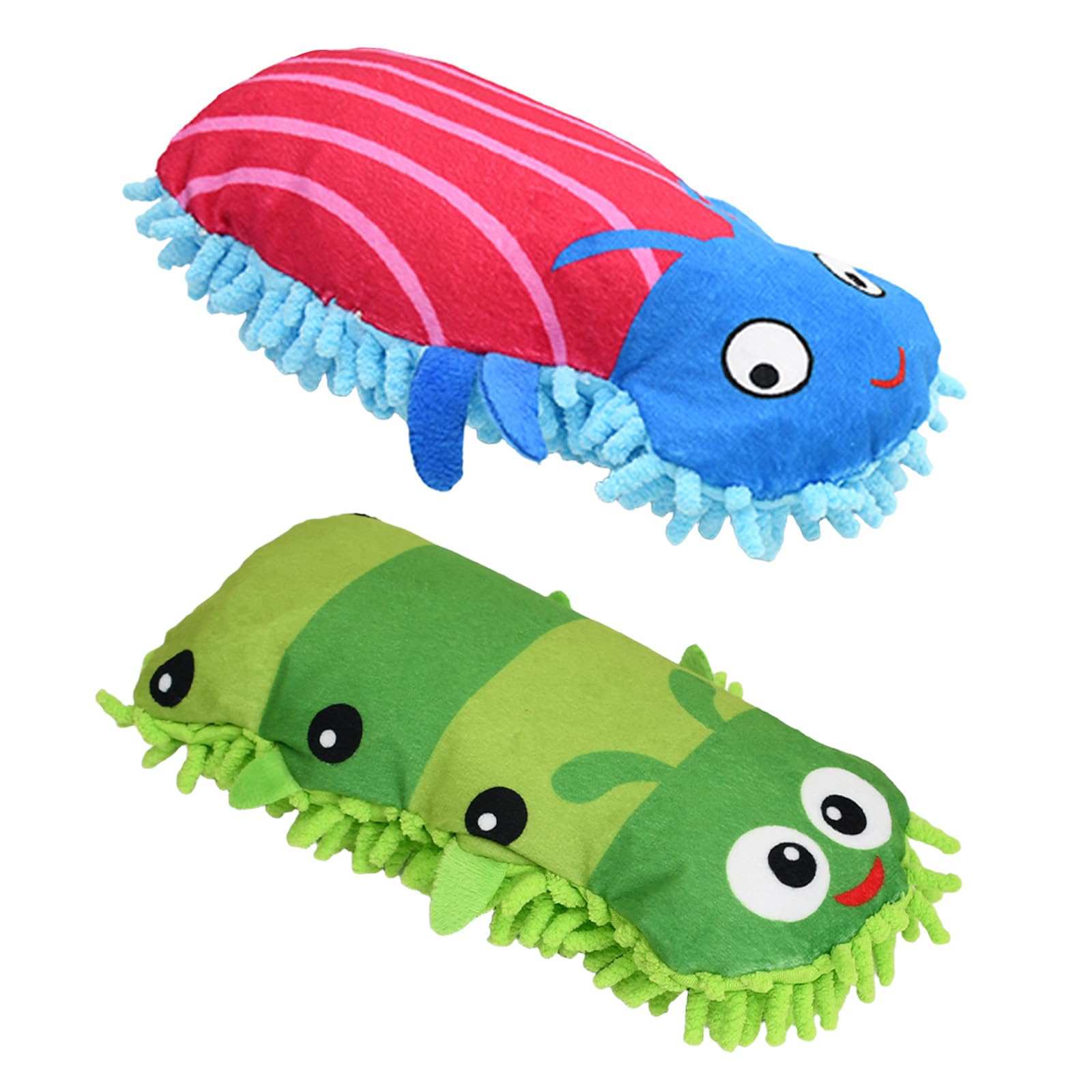 Godneei 2Pcs Interactive Dog Toys Indestructible, Sturdy Dog Chew Toys, Squeaky Dog Toy with Sounding Ball