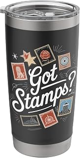 Got Stamps, Philatelist Stamp Collector and Stamp Collecting Stainless Steel Insulated Tumbler